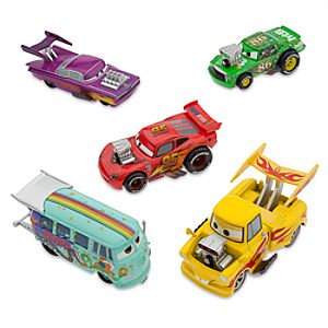 Cars Deluxe Die Cast Hot Rod Set