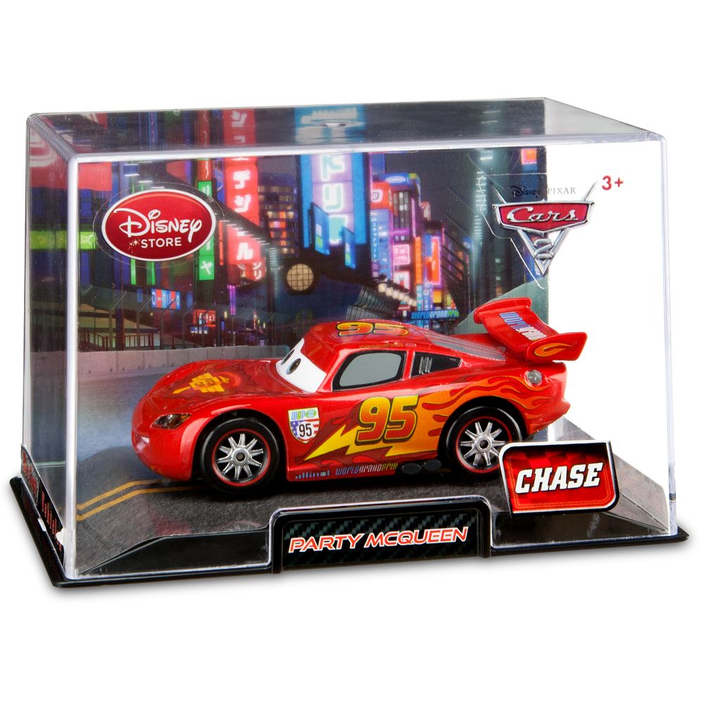Party Lightning McQueen Cars 2 Die Cast Car -- Chase Edition