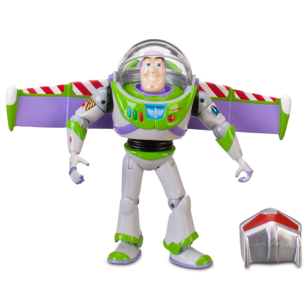 Night Action Toy Story Buzz Lightyear Action Figure -- 7 H -- With Build Sparks Part