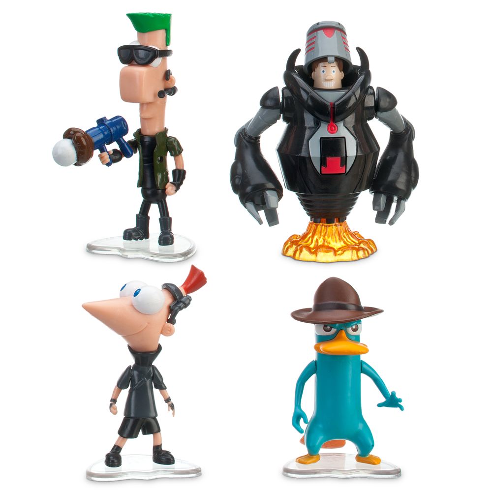 Phineas and Ferb Figurine Set #2 -- 9-Pc.