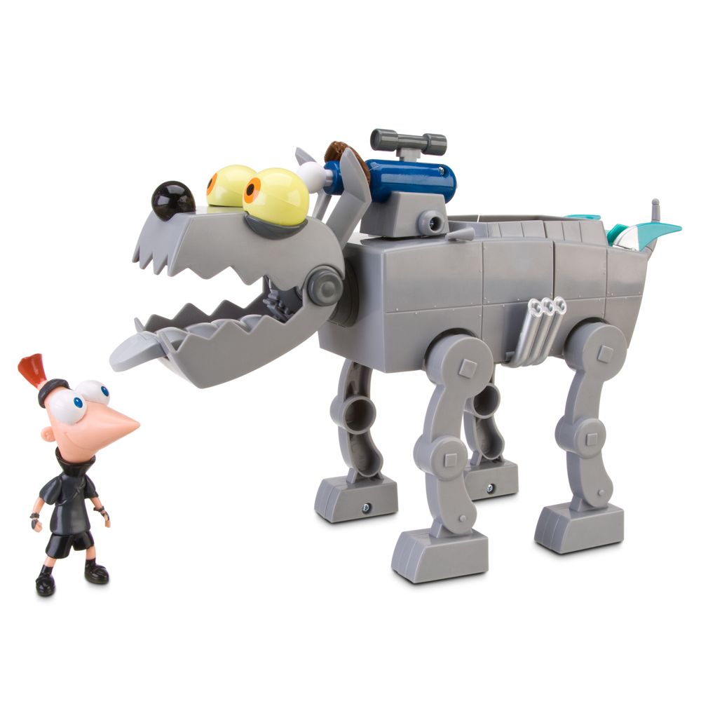Phineas and Ferb Ferb My Ride Robot Dog & Resistance Phineas Play Set