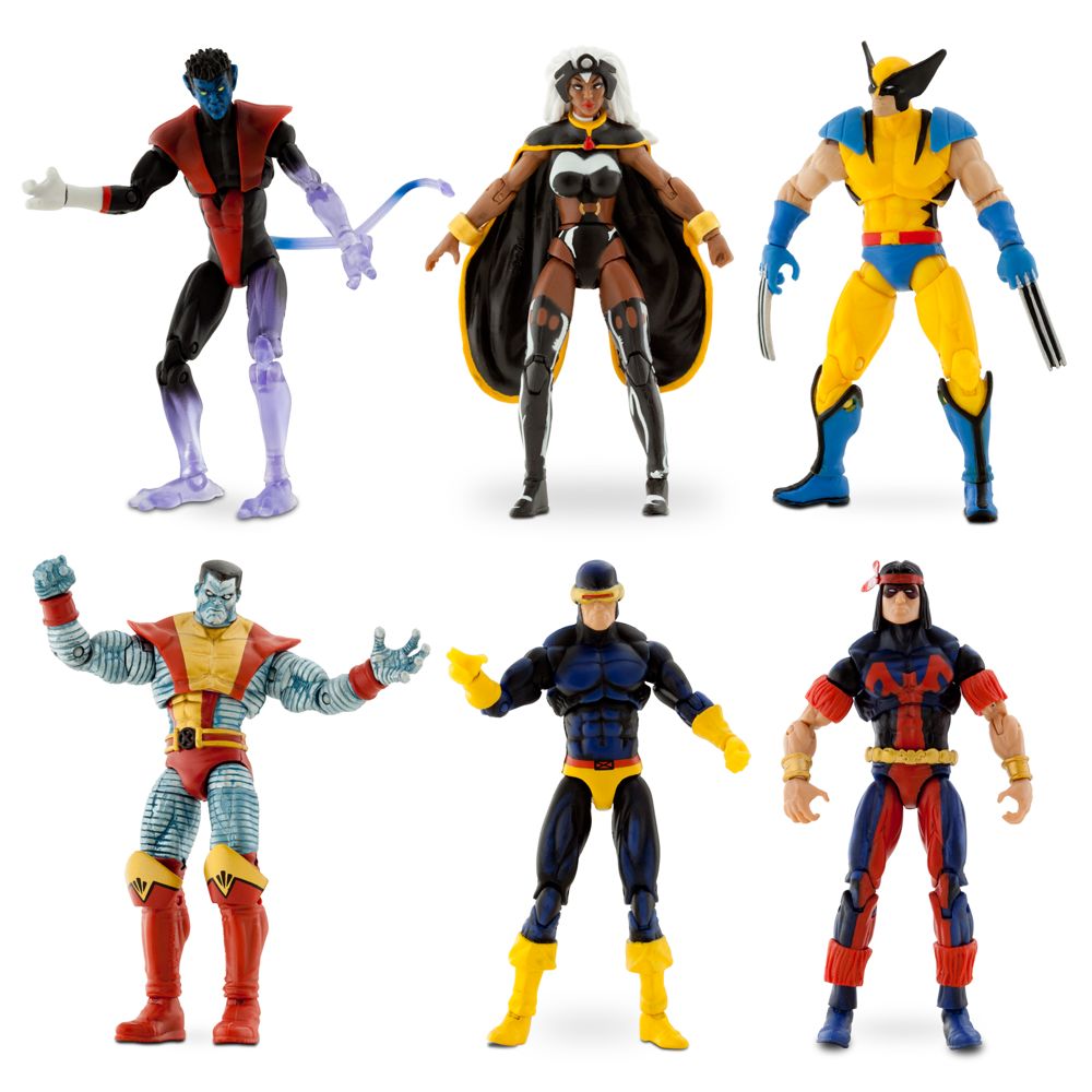 Giant-Size X-Men Action Figure Set -- 4 H -- 6-Pc.