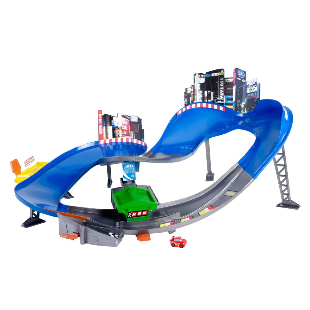 Cars Micro Drifters Motorized Super Speedway Play Set by Mattel