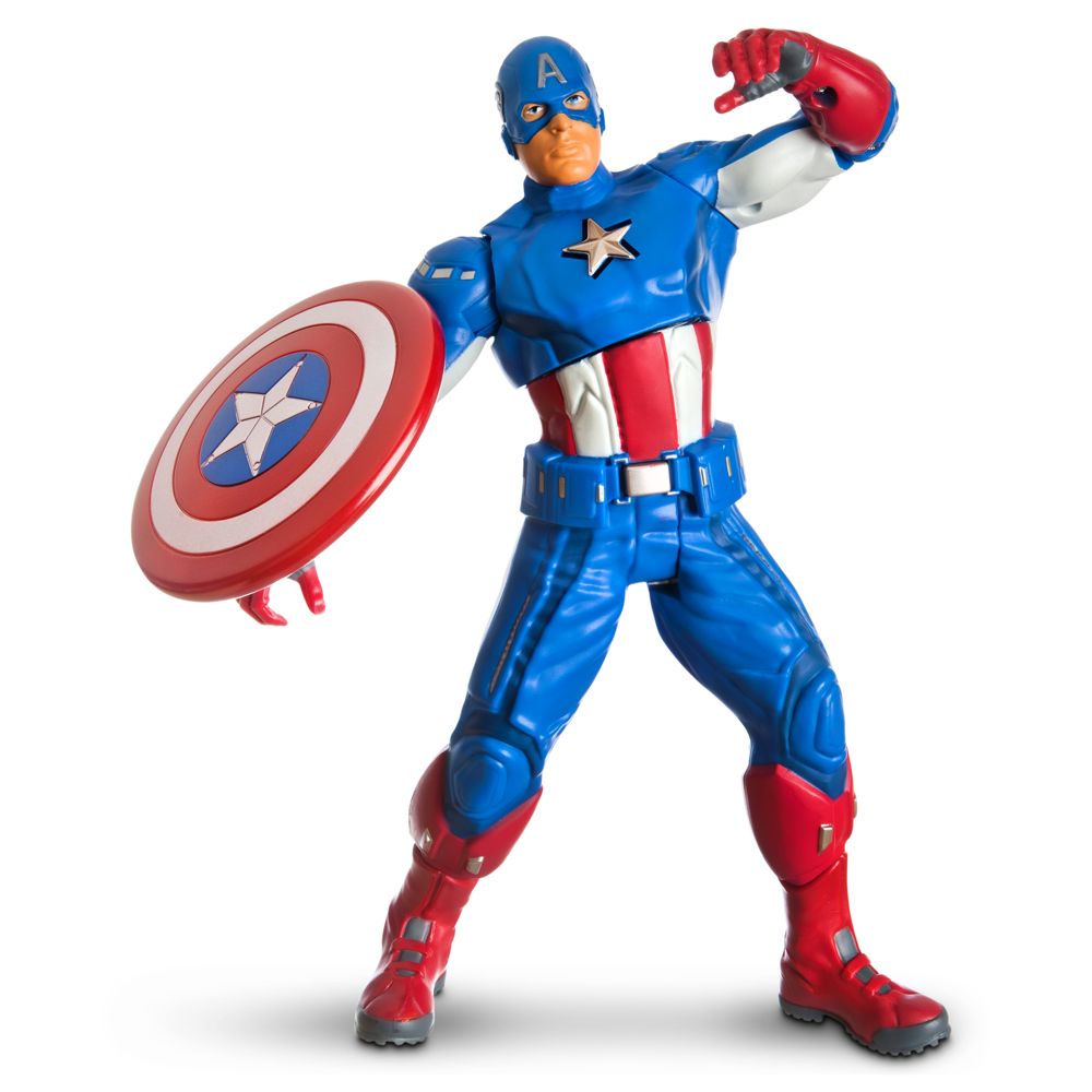 Ultra Strike Captain America Action Figure by Hasbro -- 10 H