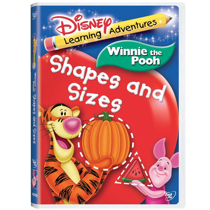 Winnie the Pooh: Shapes and Sizes DVD