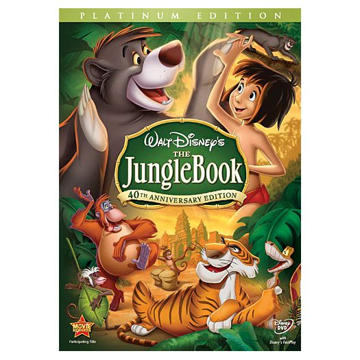 The Jungle Book 40th Anniversary 2-Disc Platinum Edition Widescreen DVD