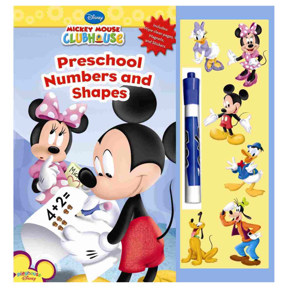 Mickey Mouse Clubhouse Preschool Numbers and Shapes Book