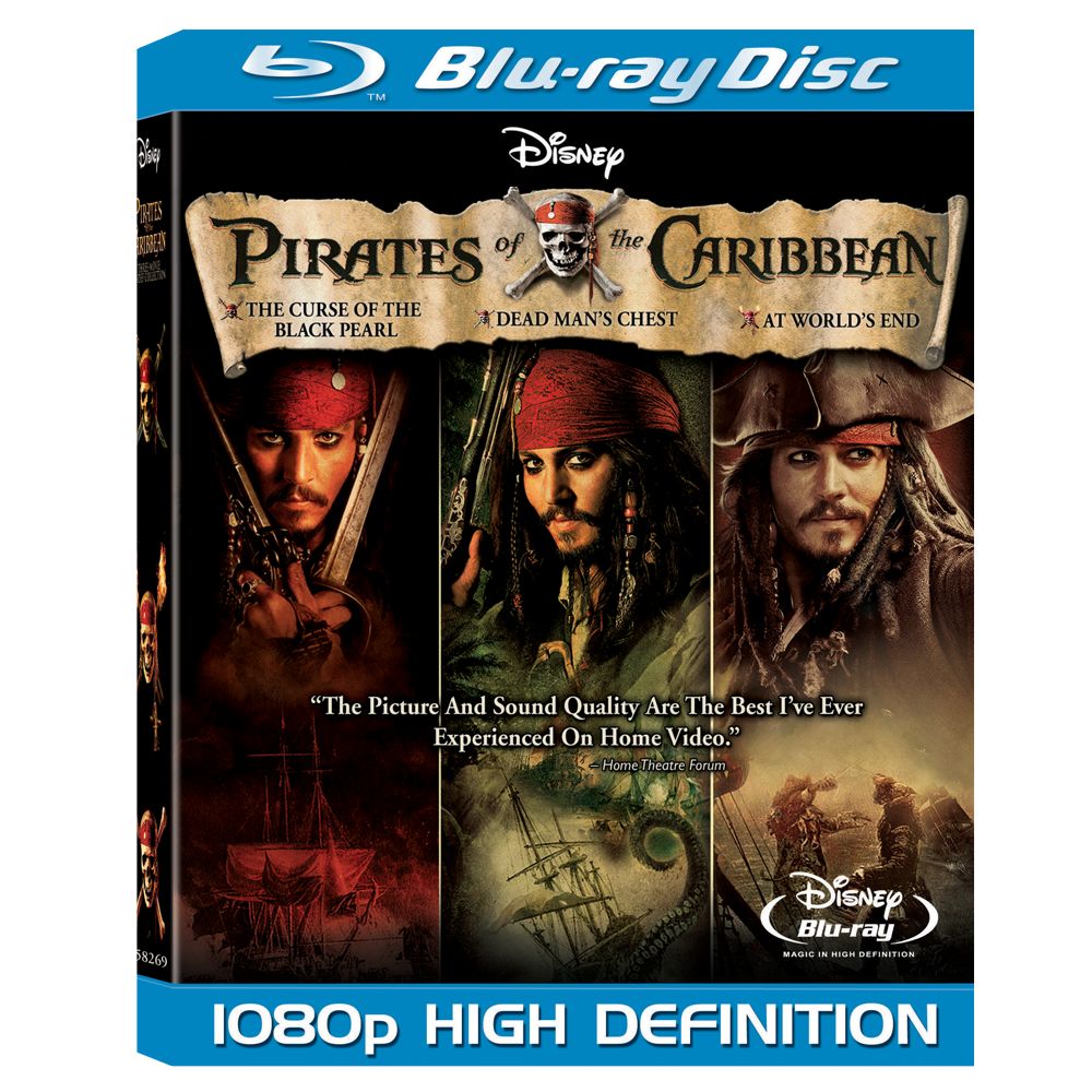 Pirates Of The Caribbean Trilogy - 6 Disc Blu-ray&trade;