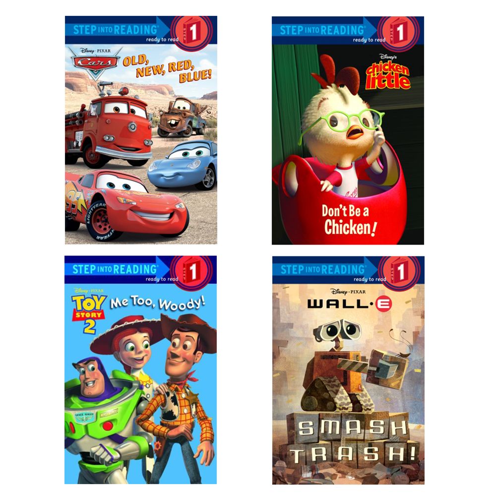 4 Pc. Step Into Reading Action Adventure Book Set #1