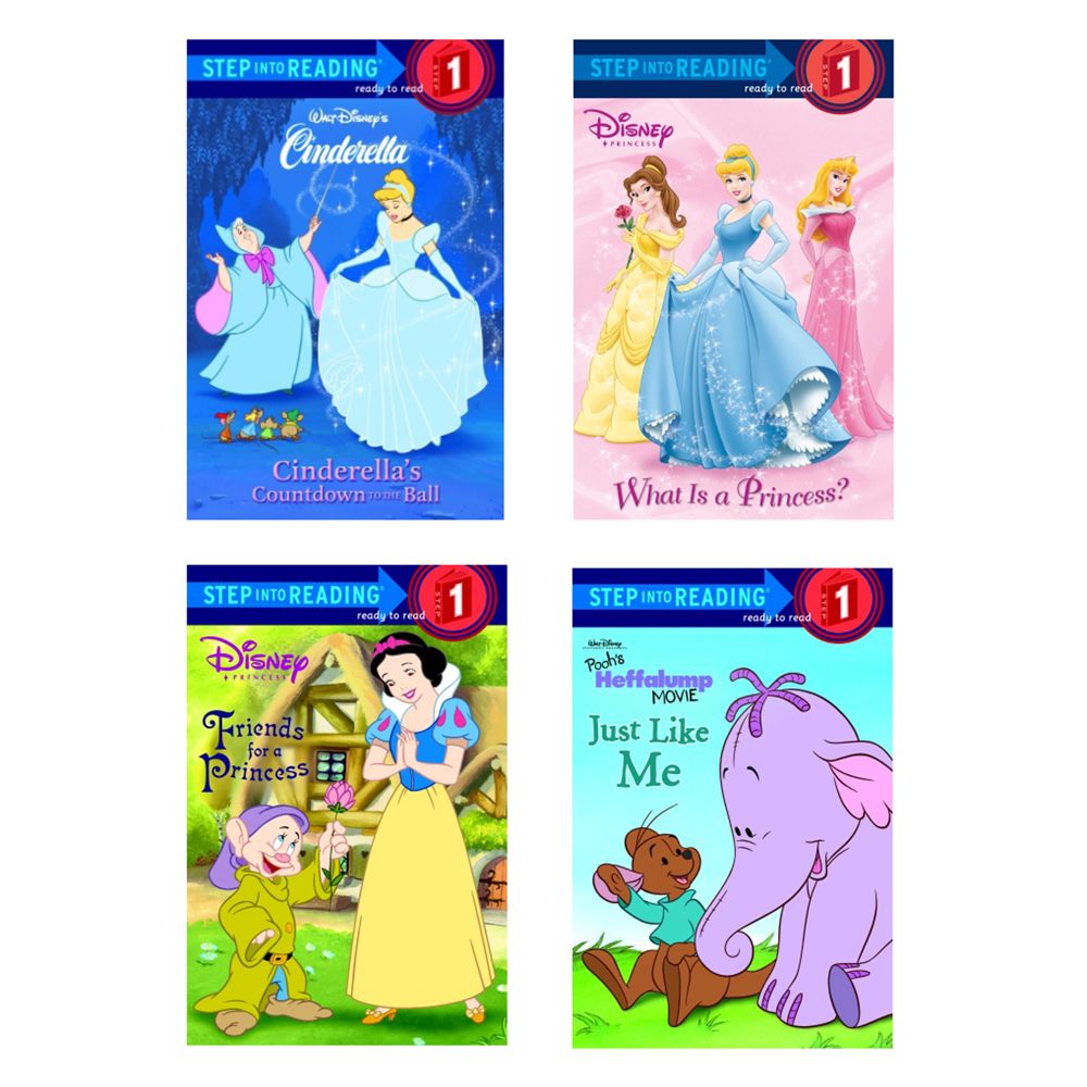4 Pc. Step Into Reading Disney Book Set