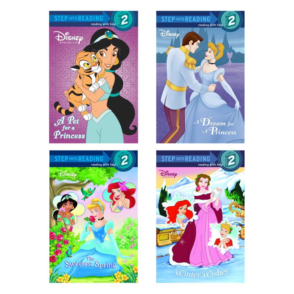 4-Pc. Step Into Reading Princess Book Set #1