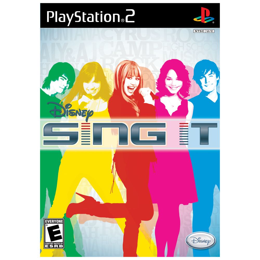 Disney Sing It! for Sony PlayStation 2 Plus Bonus Camp Rock Tote Bag