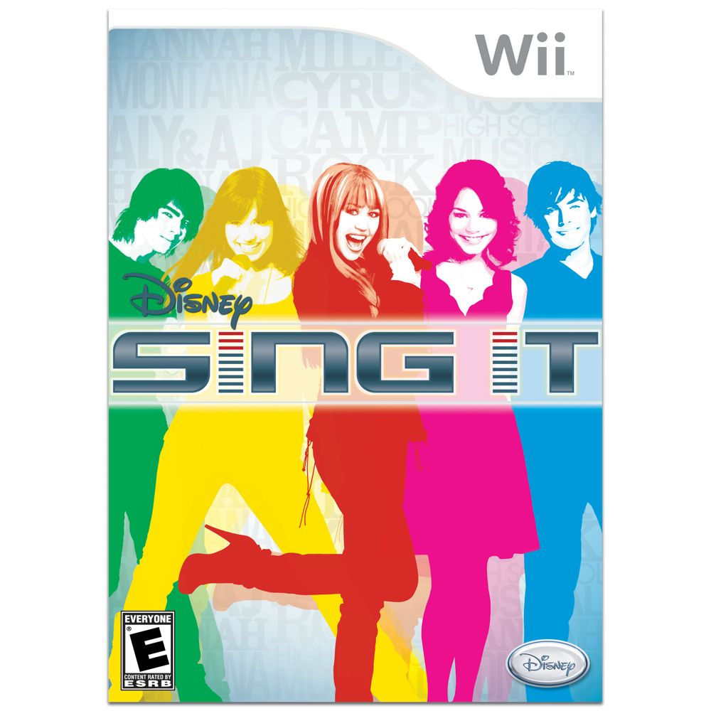 Disney Sing It for Nintendo Wii Plus Bonus Camp Rock Tote Bag