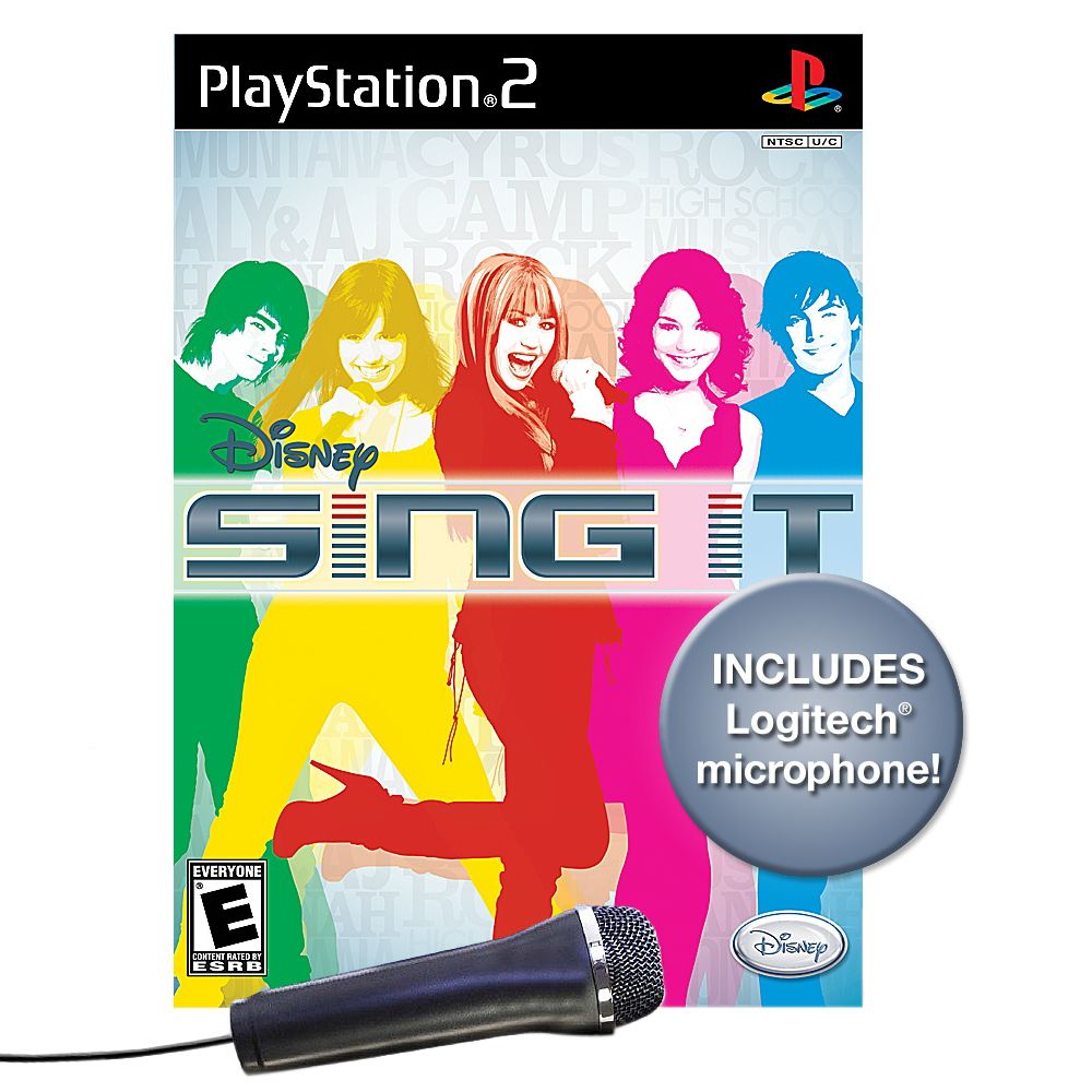 Disney Sing It for Sony PlayStation 2 with Microphone Plus Bonus Camp Rock Tote Bag
