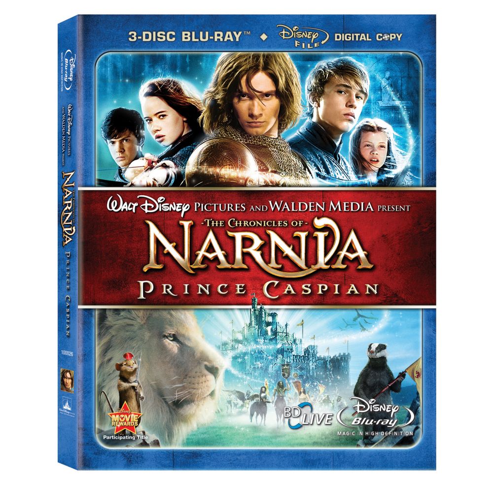 The Chronicles Of Narnia: Prince Caspian 3 Disc Blu-ray plus DisneyFile