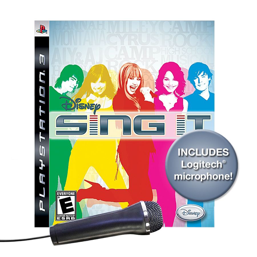 Disney Sing It! for Sony PlayStation 3 with Microphone Plus Bonus Camp Rock Tote Bag