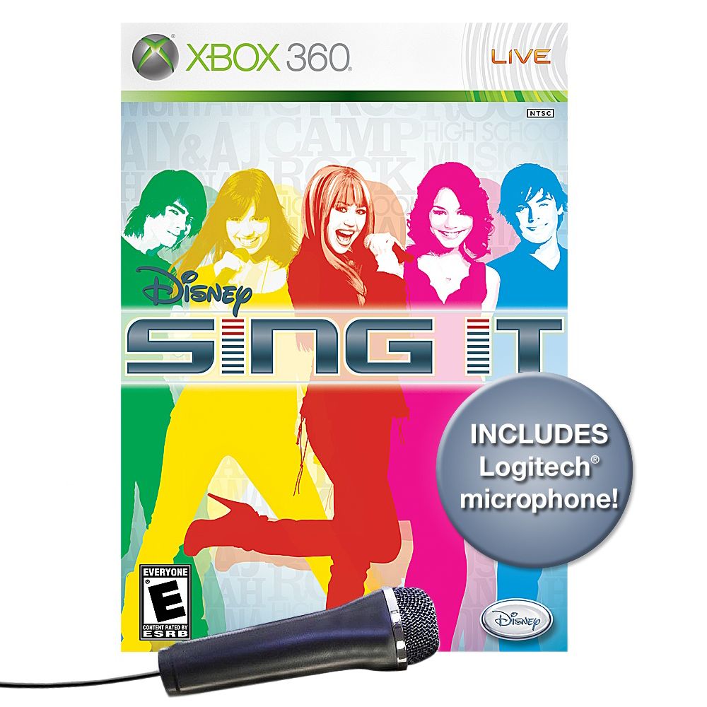 Disney Sing It! for Xbox360 with Microphone Plus Bonus Camp Rock Tote Bag