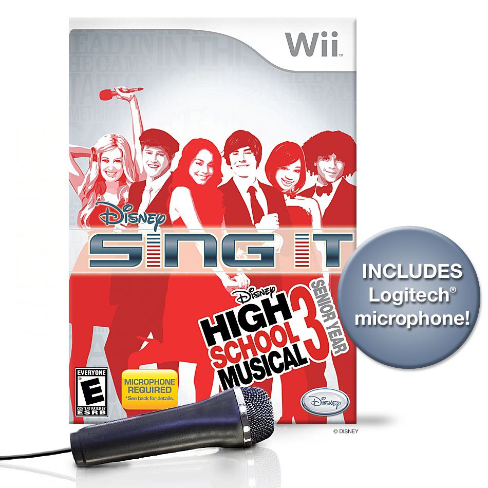 Disney Sing It: High School Musical 3: Senior Year for Nintendo Wii with Microphone