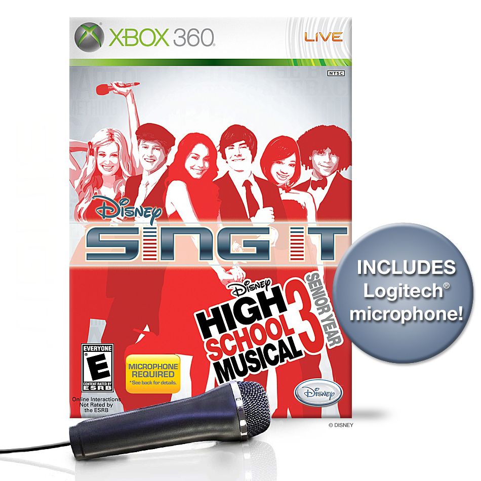 Disney Sing It: High School Musical 3: Senior Year for Xbox 360 with Microphone