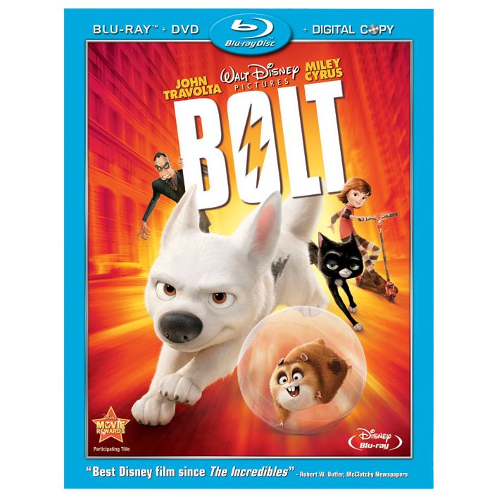 3-Disc Bolt Blu-ray&trade; Plus DisneyFile*