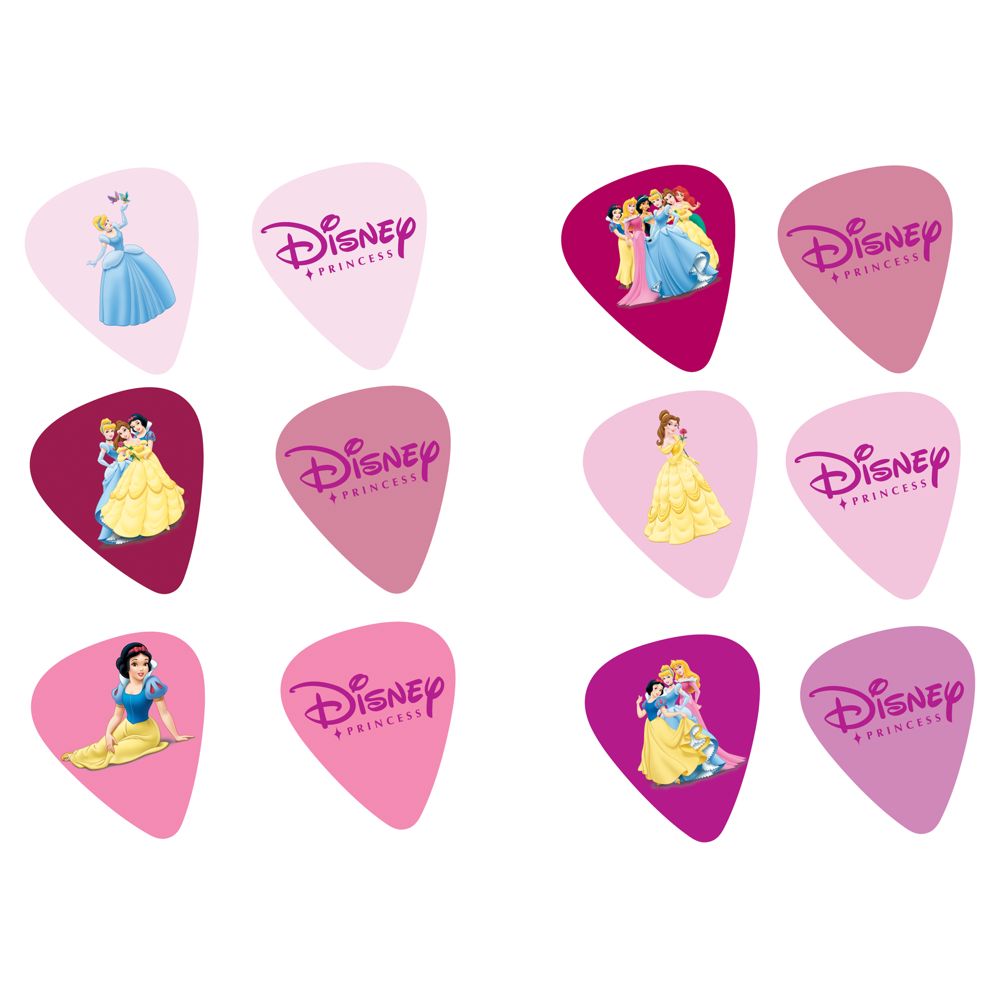 Disney Princess Guitar Picks -- Set of 6