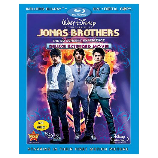 3-Disc Extended Edition The Concert Experience Jonas Brothers Blu-ray™ Plus DisneyFile* and DVD