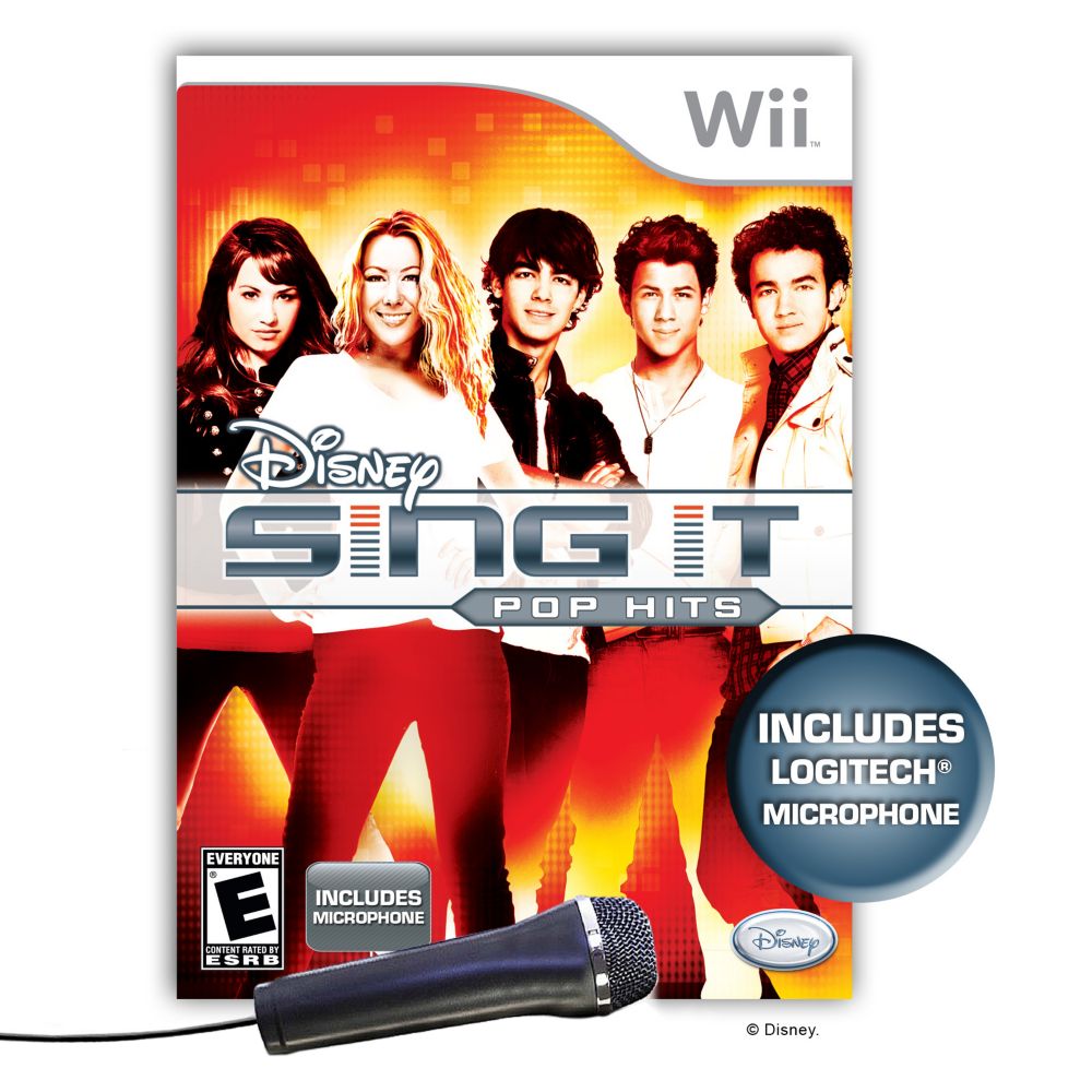 Disney Sing It: Pop Hits for Nintendo Wii with Microphone