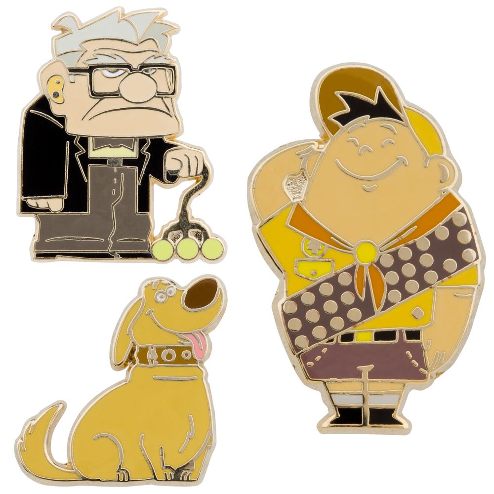 Disney Up Pin Set -- 3-Pc.