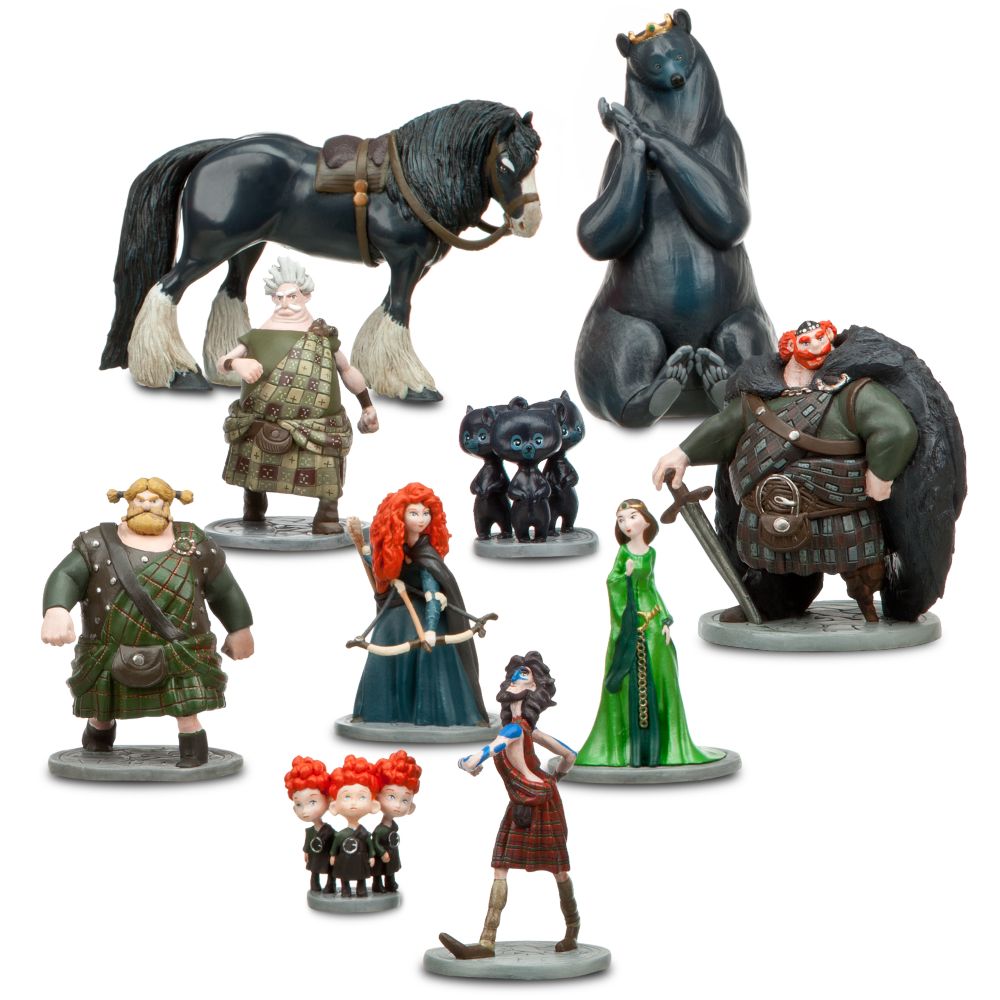 Deluxe Brave Figure Play Set -- 10-Pc.
