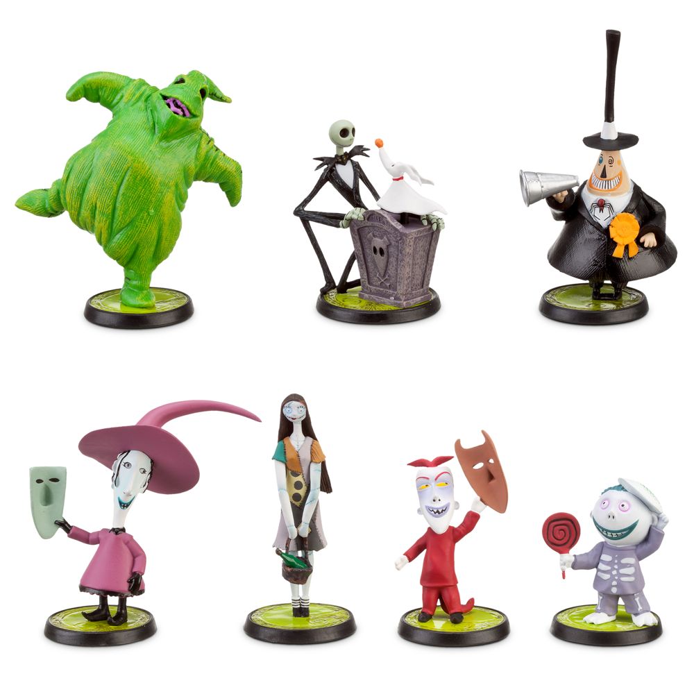 Tim Burtons The Nightmare Before Christmas Figure Play Set -- 7-Pc.