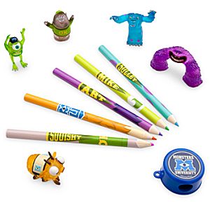 Monsters University Pencils and Pencil Toppers Set