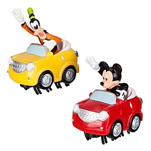 Mickey Mouse and Goofy Bumper Cars