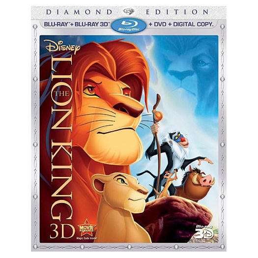 Pre-Order Diamond Edition 4-Disc The Lion King Blu-ray 3-D and DVD + Disney File Combo Pack with FREE Lithograph Offer