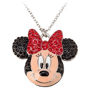 Minnie Mouse Rhinestone Necklace