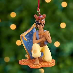 Aladdin and Abu Sketchbook Ornament
