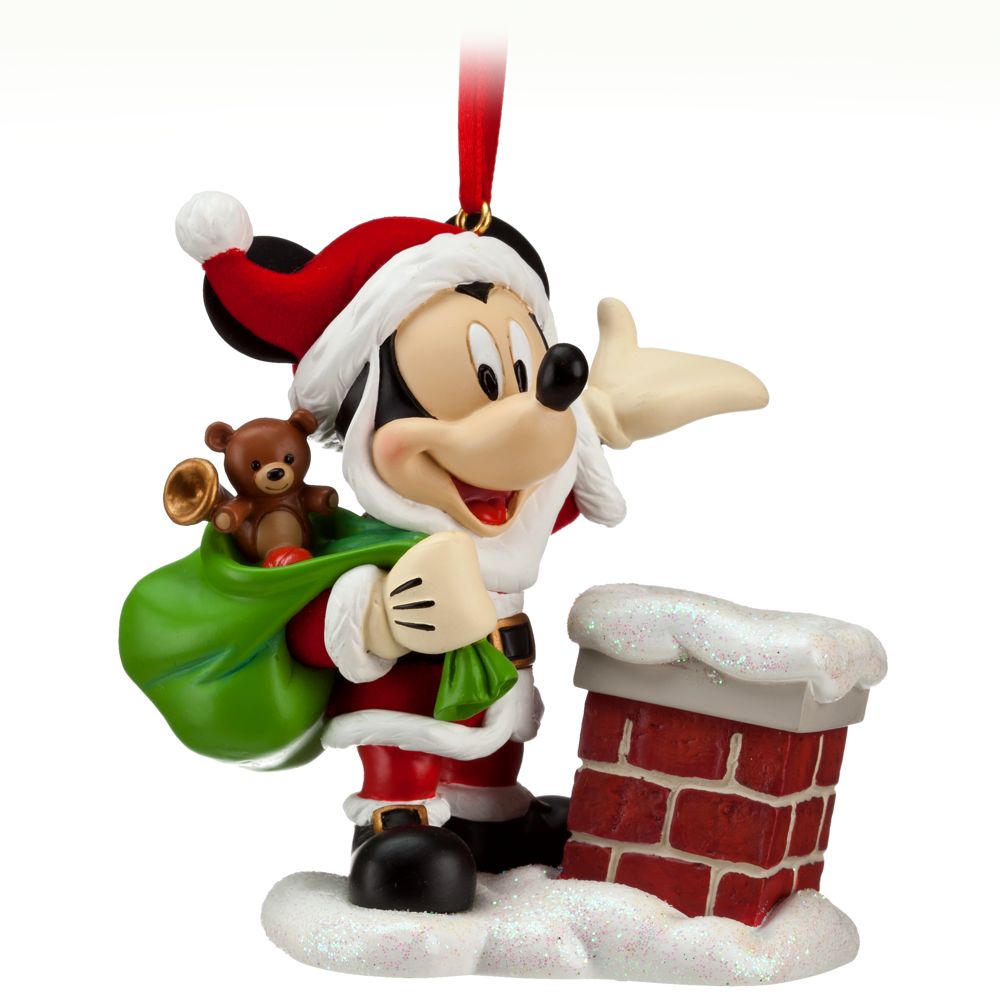 Santa Mickey Mouse Ornament