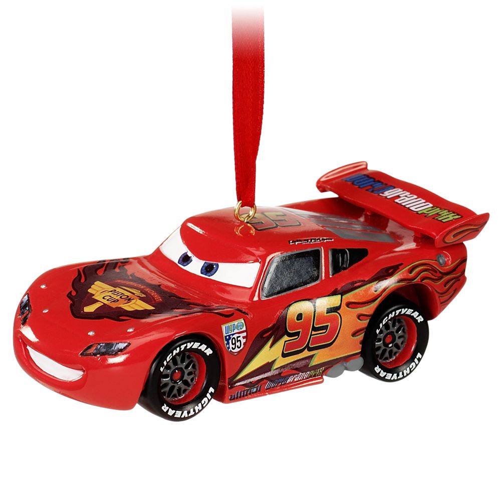 Light-Up Cars 2 Lightning McQueen Ornament