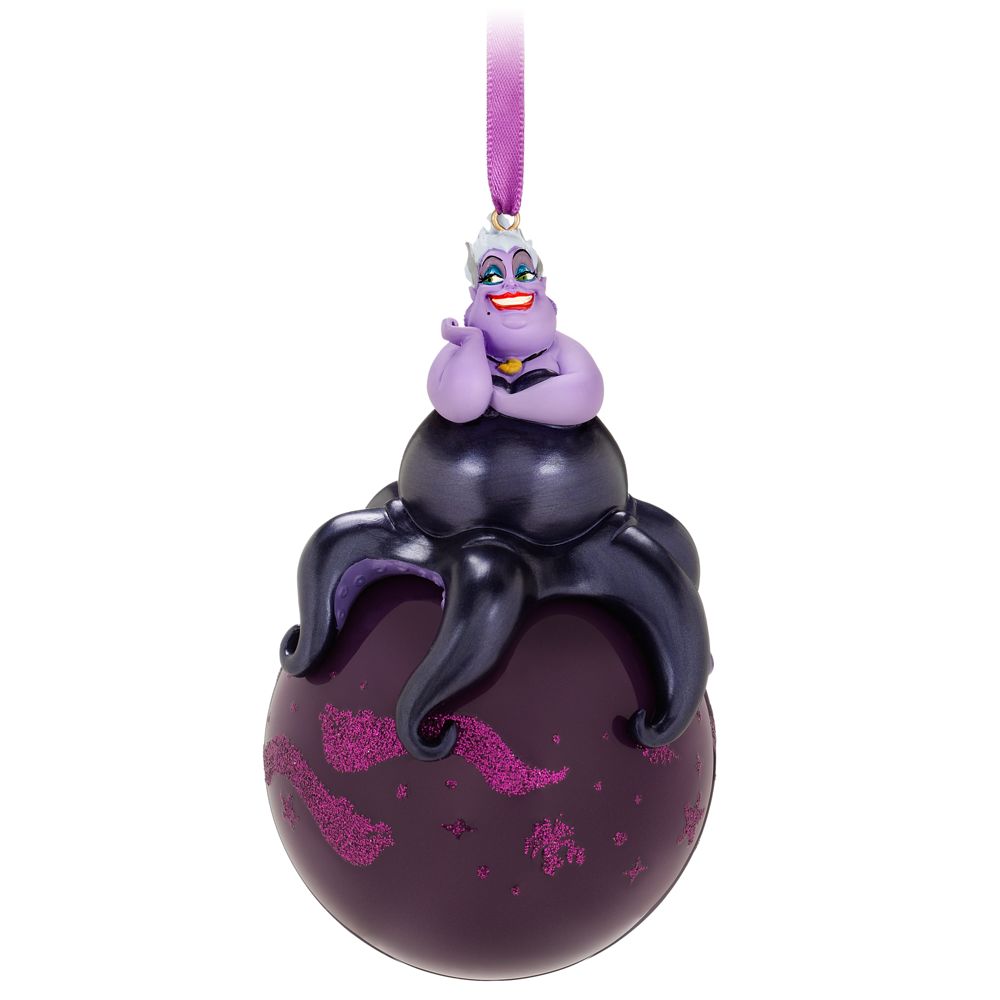 2011URSULAOctopusGlass BaLLOrnamentArielLittle MermaidNWTDisney
