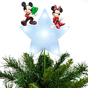 Mickey Mouse and Minnie Tree Topper