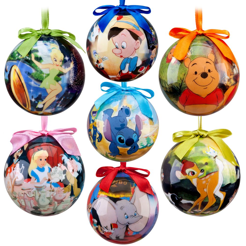 World of Disney Ornament Set -- 7-Pc.
