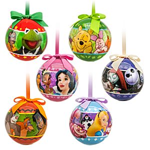 World of Disney Decoupage Ornament Set