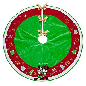 Mickey and Minnie Mouse Tree Skirt - Personalizable