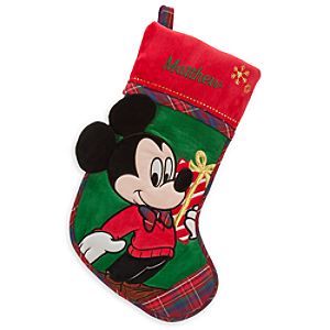 Mickey Mouse Holiday Stocking - Personalizable