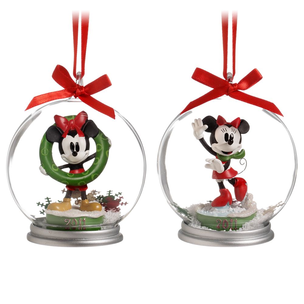 Share the Magic 2011 Minnie and Mickey Mouse Ornament Set -- 2-Pc.