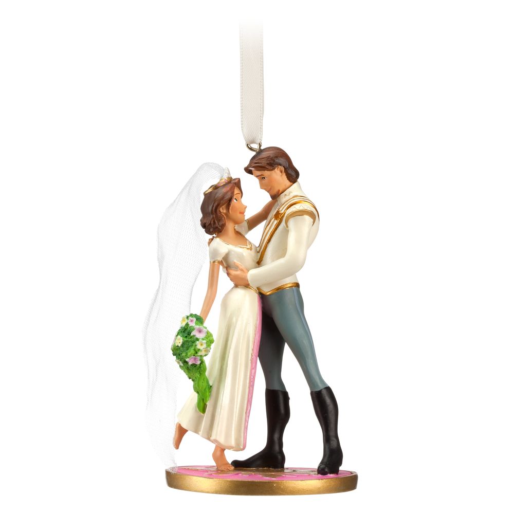 Flynn Rider and Rapunzel Sketchbook Ornament