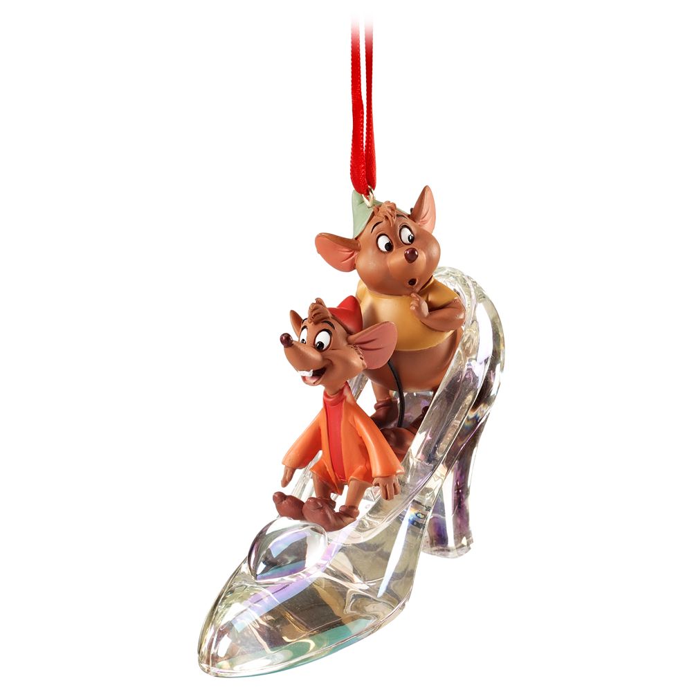 Jaq and Gus with Slipper Sketchbook Ornament