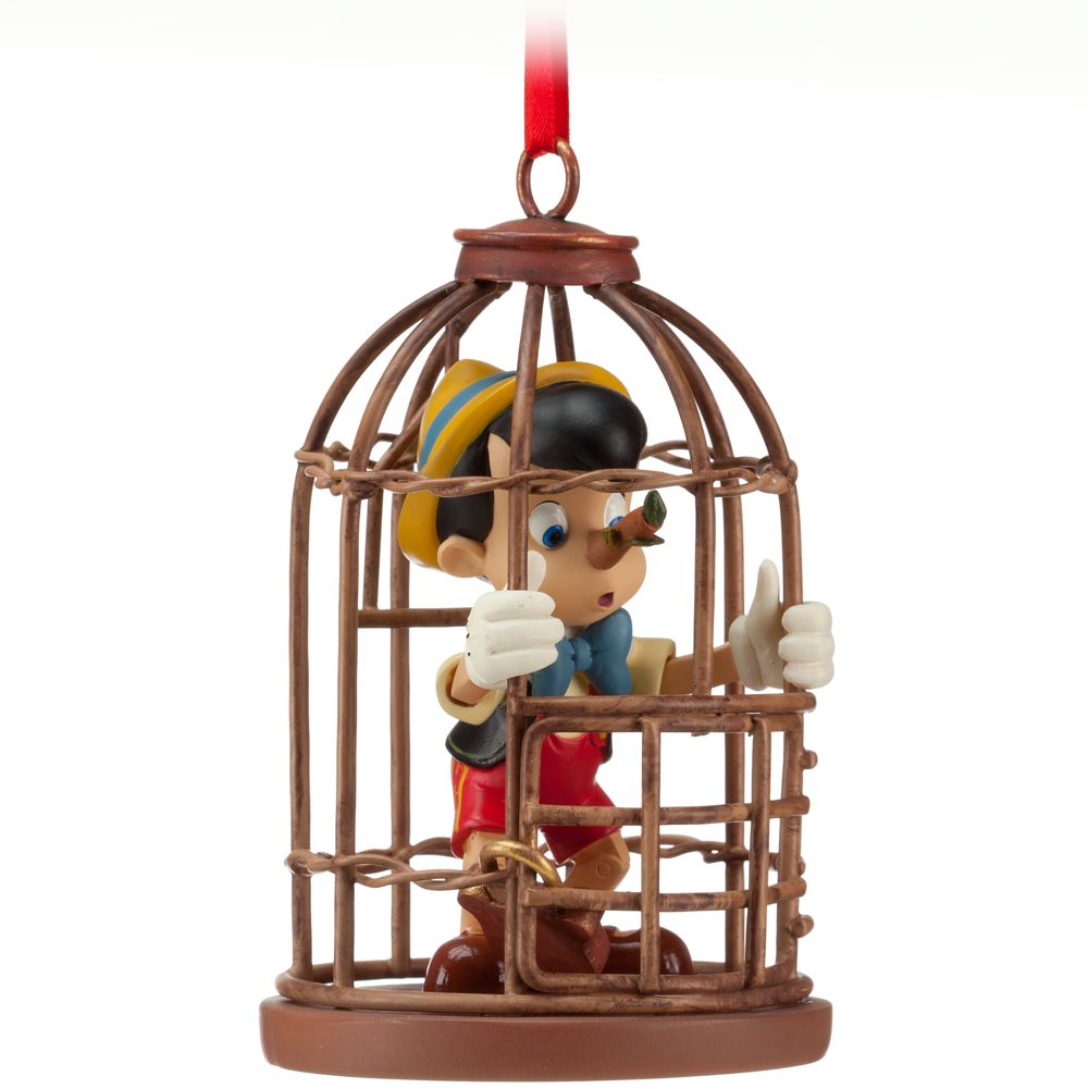 Bird Cage Pinocchio Ornament