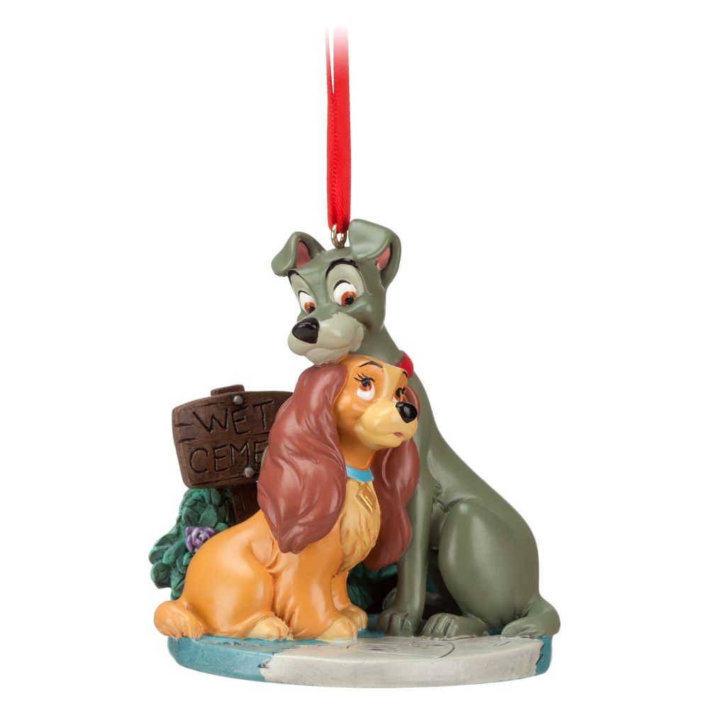 Lady and the Tramp Sketchbook Ornament