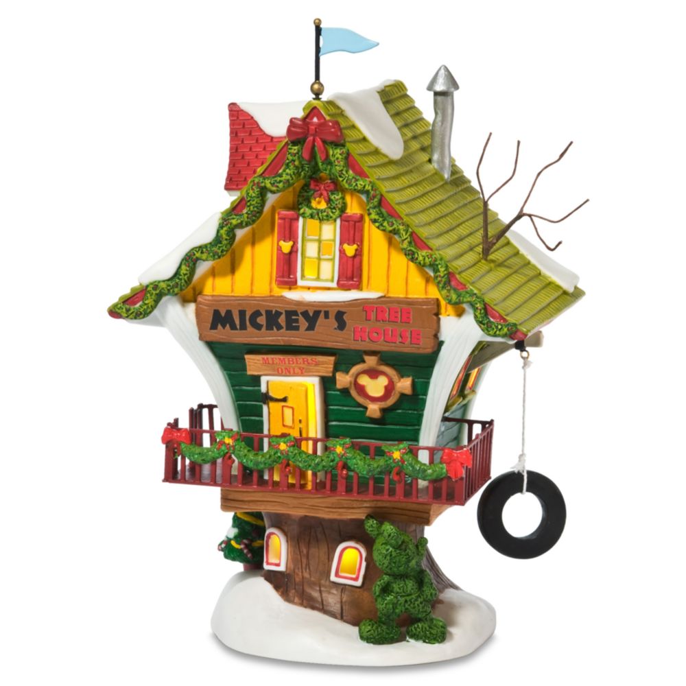 Light-Up ''Mickey's Tree House'' Building by Dept. 56