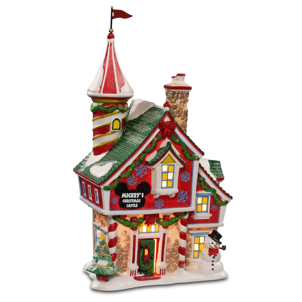 Light-Up Mickeys Christmas Castle Building by Dept. 56